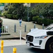 Image - self-driving car on San Francisco street